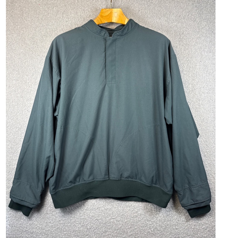 ZERO‎ Restriction Golf Outerwear Pullover Jacket Men Size L Lightweight USA Read